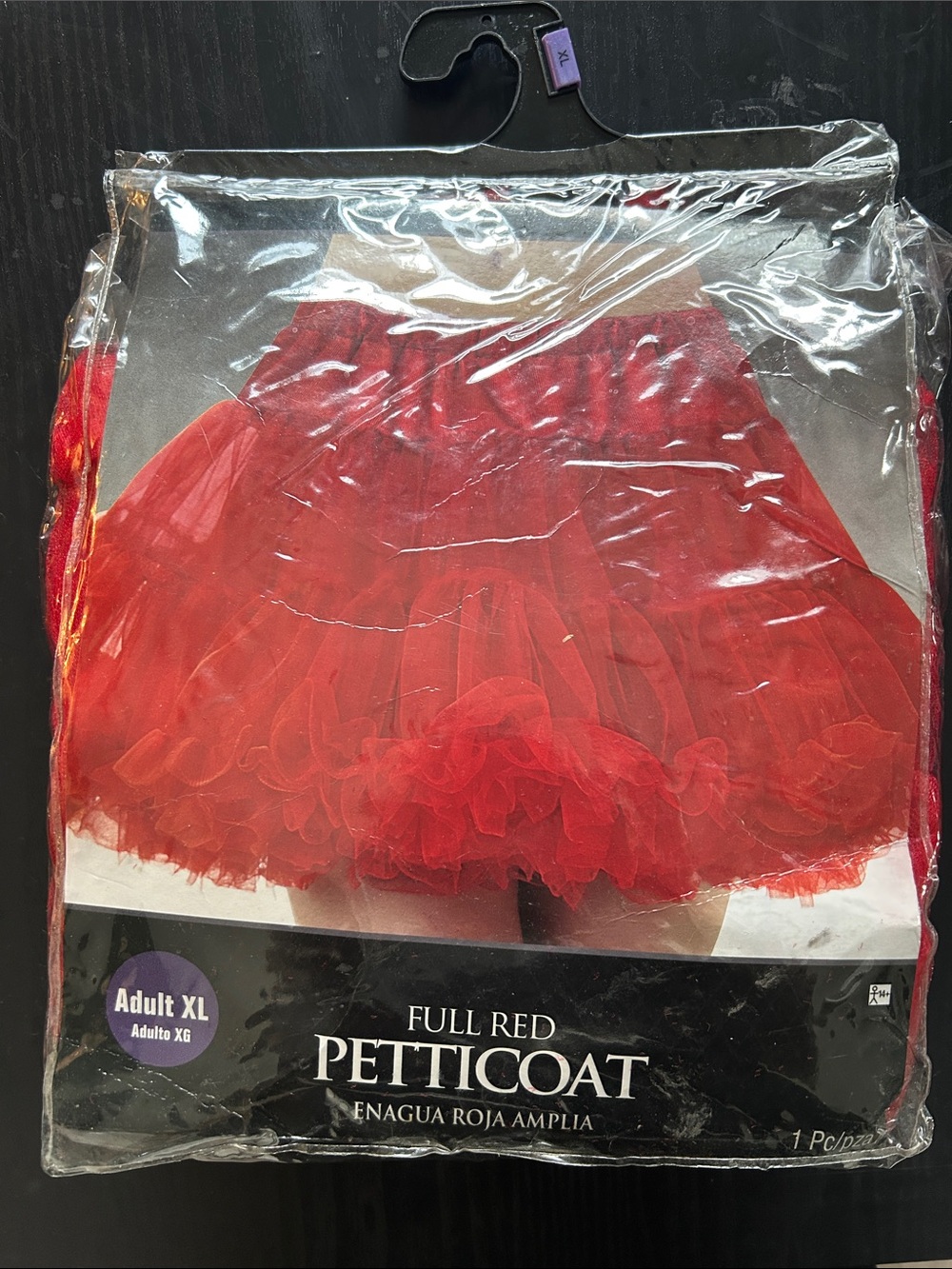 Full Red Petticoat - Flouncy Tulle Skirt